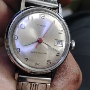 Timex Silver and Black Men's Watch